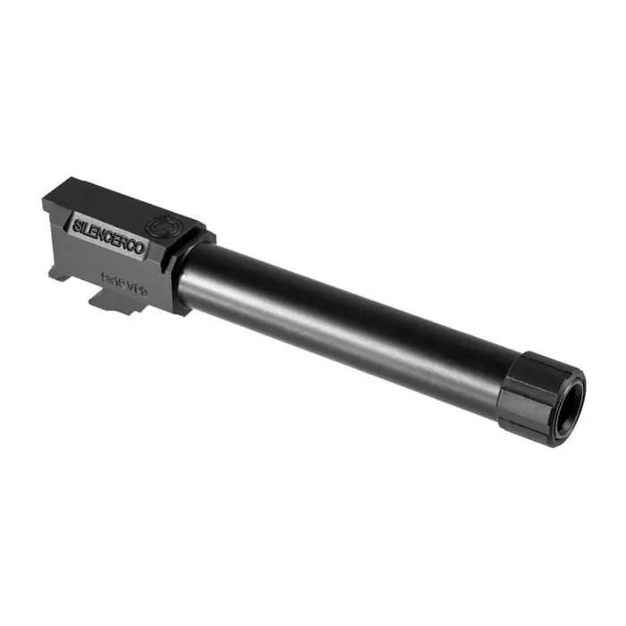 SilencerCo AC1549 Threaded Barrel 9mm Luger 4.09" HK VP9 Black 416R Stainless Steel