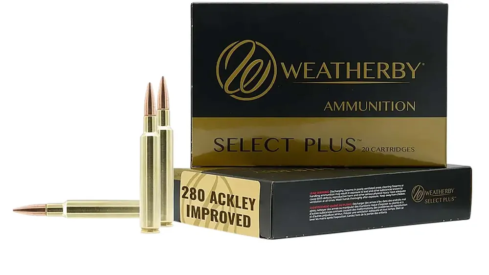Weatherby R280A168CHH 280 ACKLEY 20 Per Box 10 Cs