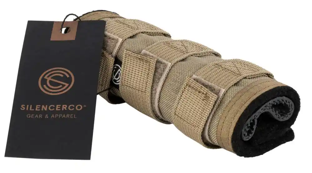 SilencerCo AC1985 High Temp Suppressor Cover Nylon Flat Dark Earth 6"
