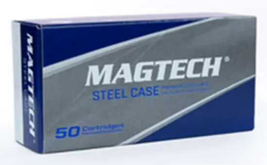 MAGTECH 9MM 115GR FMJ STEEL 50 Round Box