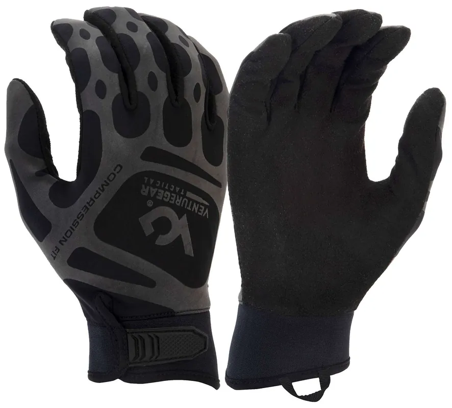 PYRA VGTG10BL HOOK & LOOP COMPRESSION BLK LRG