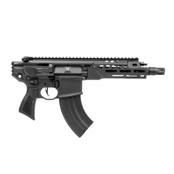 SIGMCX, 7.62X39, PISTOL, 7.75IN, RATTLER LT, BLK, SEMI, AL MLOK HG, (1) 28RD MAG