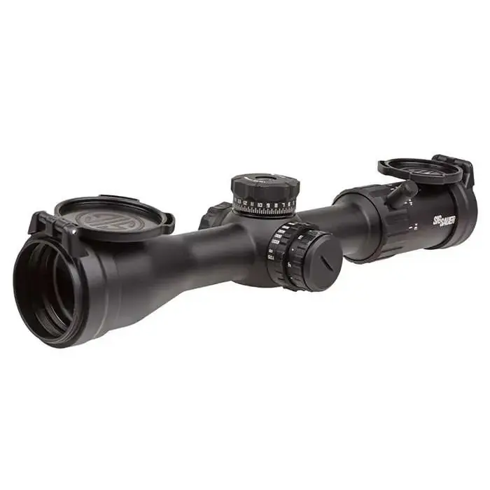 WHISKEY4 SCOPE, 2.5-10X42MM, 30MM, SFP, QUADPLEX RETICLE, CAPPED 0.25 MOA ADJ, BLACK