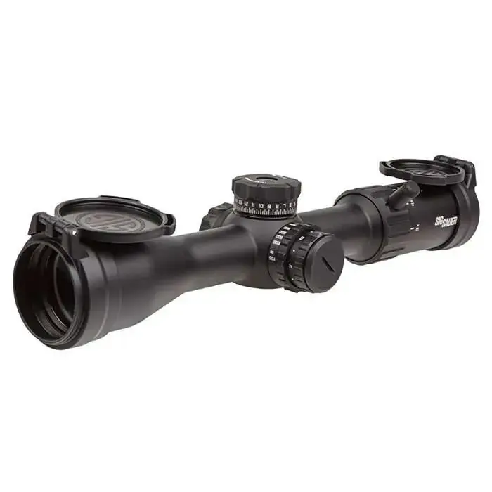 WHISKEY4 SCOPE, 2.5-10X42MM, 30MM, SFP, HELLFIRE QUADPLEX ILLUM RETICLE, CAPPED 0.25 MOA ADJ, BLACK