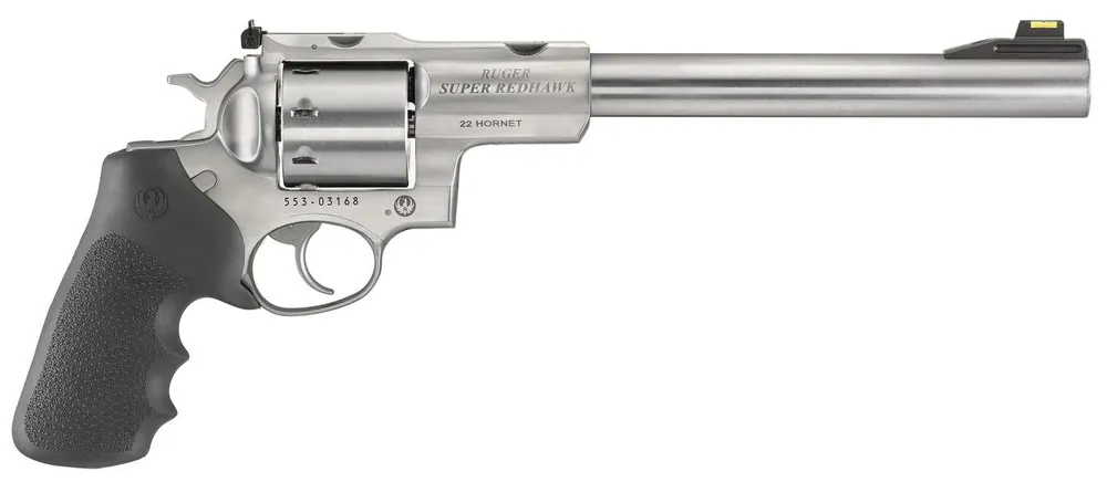 RUGER SPR RDHWK 22HRNT 9.5" STN 8RD