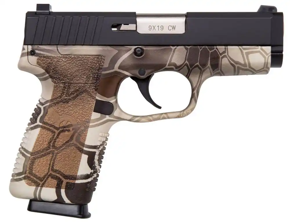 Kahr Arms CW9093KRT CW9 9mm Luger 3.60" 7+1 Kryptek Highlander Black Cerakote Polymer Grip