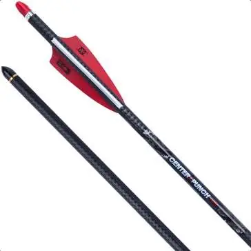 CenterPunch HPX Carbon Arrows, 20", w/ Alpha-Nock HPX .001"
