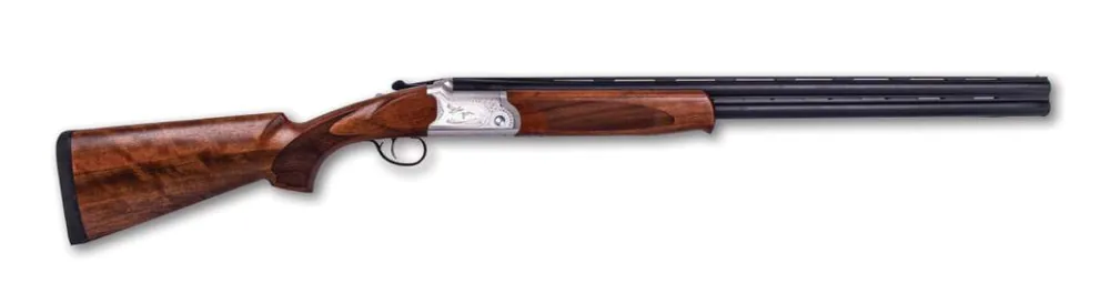 AMERICAN TACTICAL KOFS CAVALRY SX 28GA 3" SGD O/U 28" BBL W/ WOOD STK ENGRAVED 5 CT W/ AUTO EJECTOR