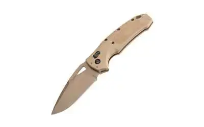 Sig K320 M17 3.5" ABLE Lock Folder - Drop Point Blade Coyote PVD Finish - Polymer Frame - Coyote Tan