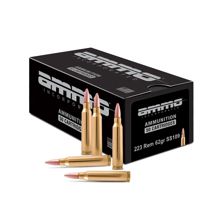 AMMO INC SIGNATURE LINE AMO 223 REM 62GR SS109 50 RND
