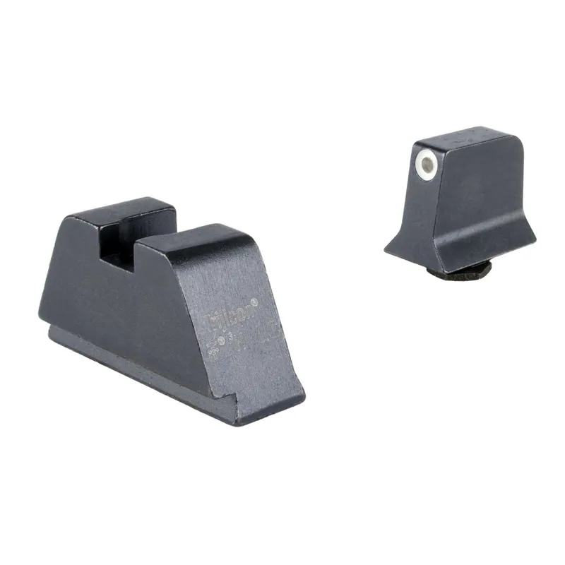 Trijicon GL201C601136 Suppressor/Optic Height Sights-Glock Standard Frame Black Green Tritium White Outline Front Sight Black Rear Sight