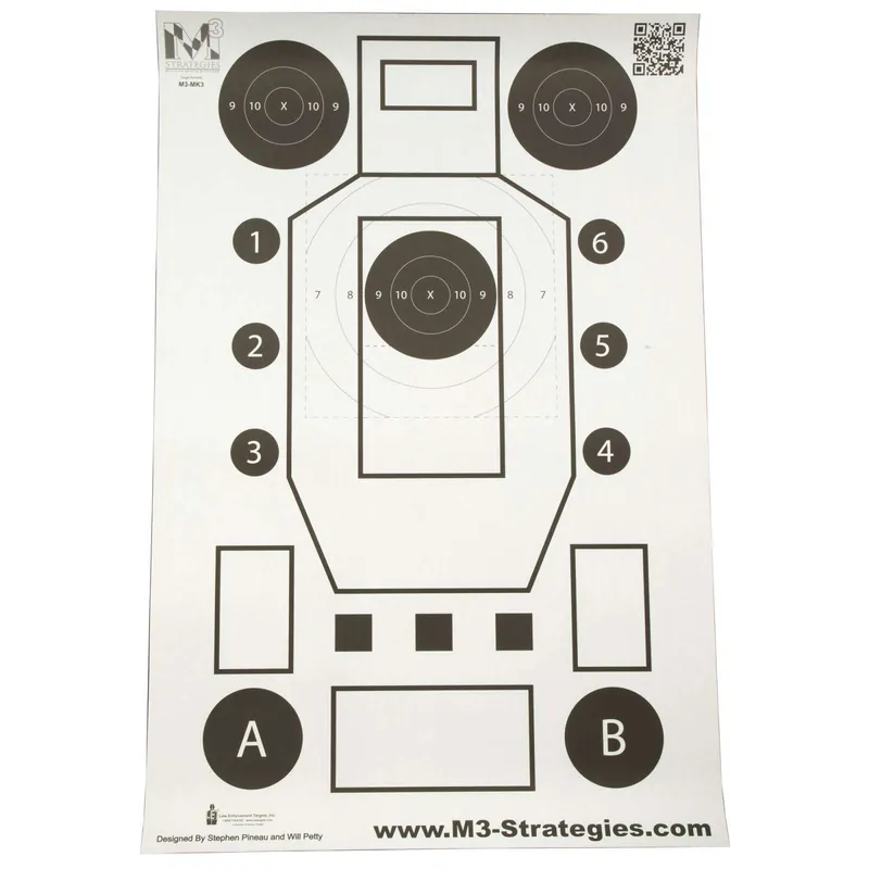 ACTION TGT MULTI PURP TRNG BK 100PK
