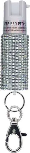 JEWLD PEPPER SPRAY W/KEY RING WHITE