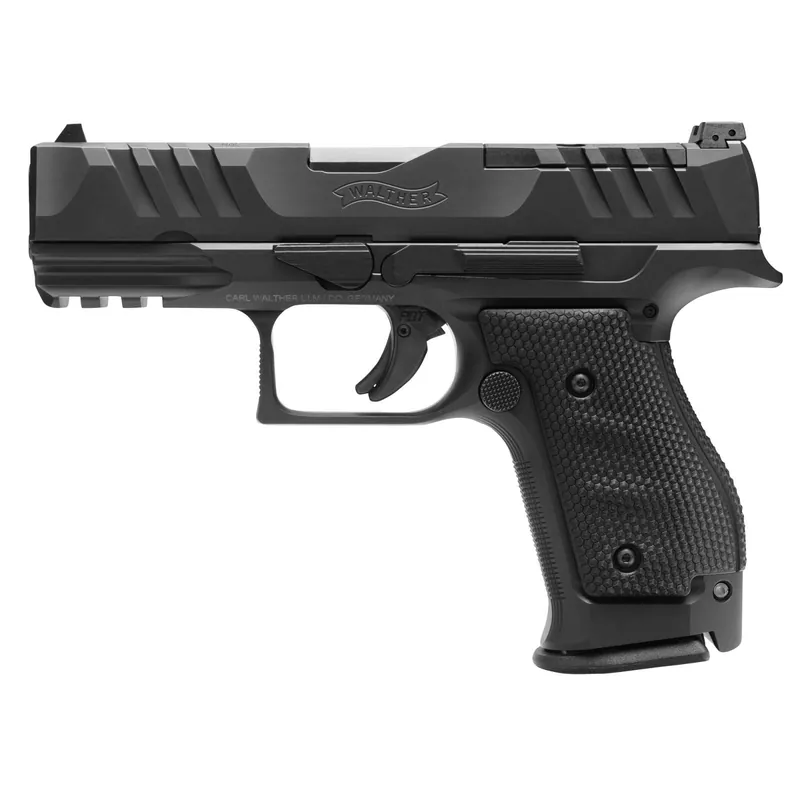 WALTHER PDP SF MATCH COMPACT 9MM 4" OR 10-SHOT BLACK STEEL