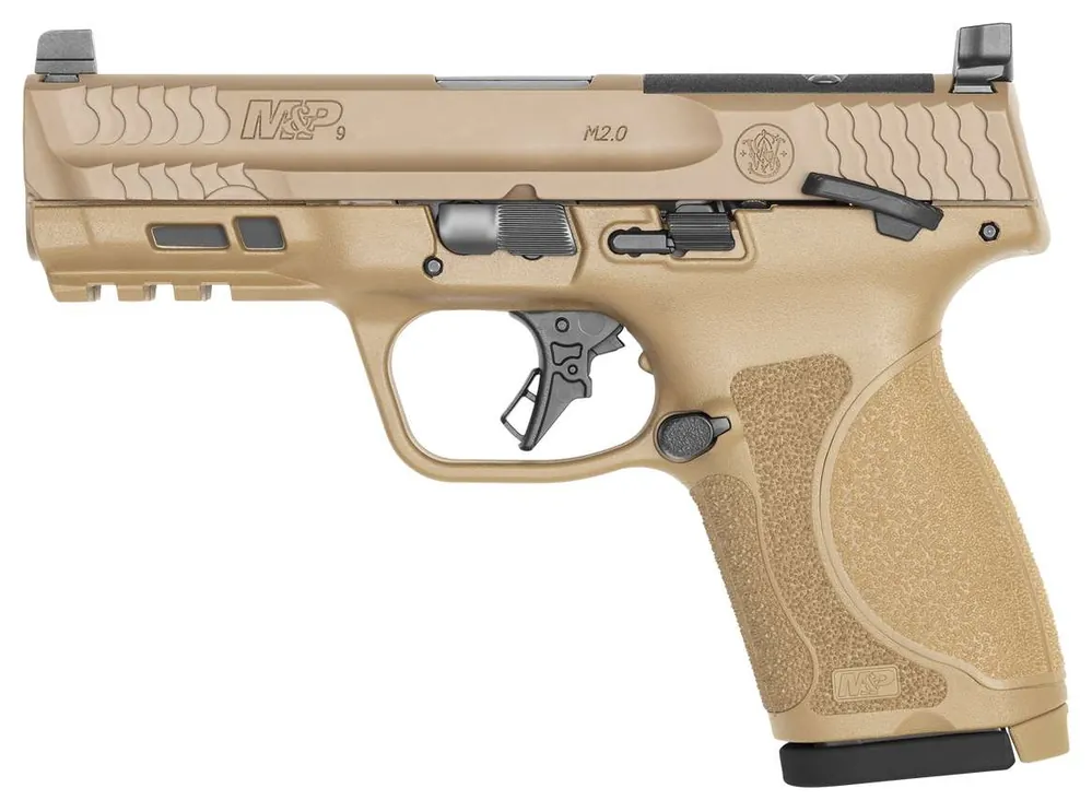 SMITH & WESSON M&P 9 M2.0 COMPACT O.R. FDE 4" 10RD COMPLIANT