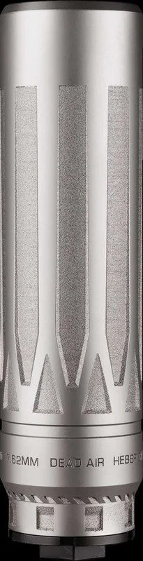 DEAD AIR NOMAD TI XC 7.62MM DIRECT THREAD SILVER 6.7"/9.6OZ