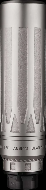 DEAD AIR NOMAD TI XC 7.62MM XENO SILVER 7"/9.7OZ