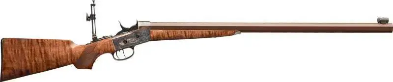 PEDERSOLI TASCOSA ROLLING BLCK JB .45-70 34" TIGER MAPLE WOOD
