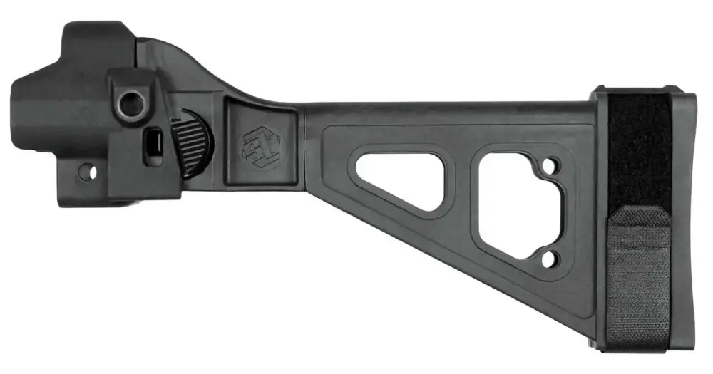 SB TACTICAL SIDE FOLDING BRACE BLK POLY HOUSING