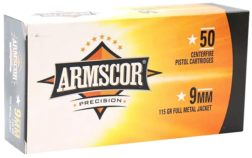 ARMS ARMS 50043PH 9MM 115 FMJ 50 Round Box