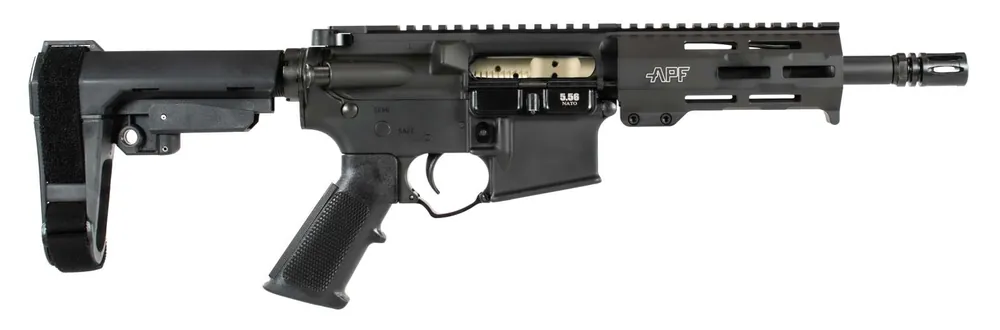 APF 5.56 PISTOL 7.5 BLK W/BRACE