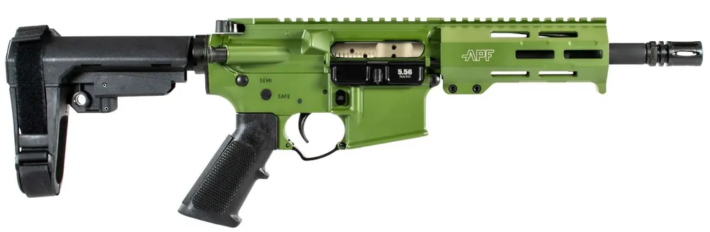 APF 5.56 PISTOL 7.5 MULTICAM GREEN W/BRACE