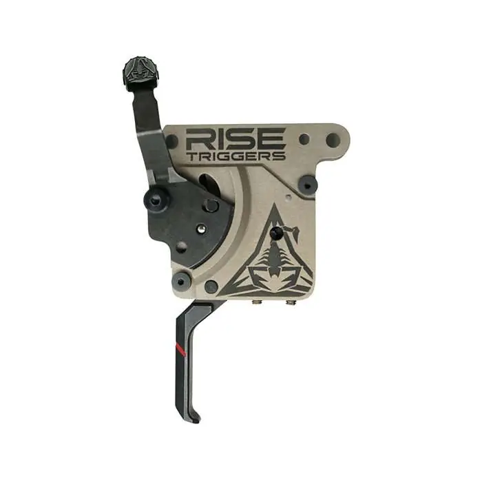 RISE TRIGGER RELIANT PRO REM 700 1-3LB PULL FLAT FDE/BLACK