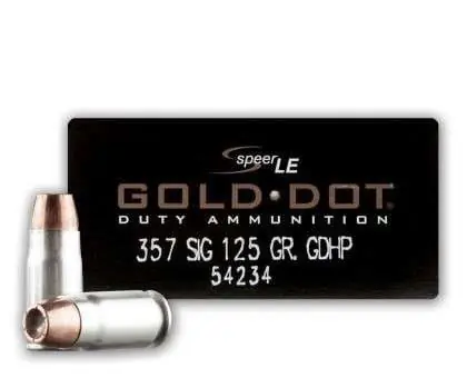 CCI GLD DOT 357SIG 125GR GDHP