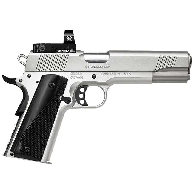 STAINLESS LW 1911 9MM W/RED DOT