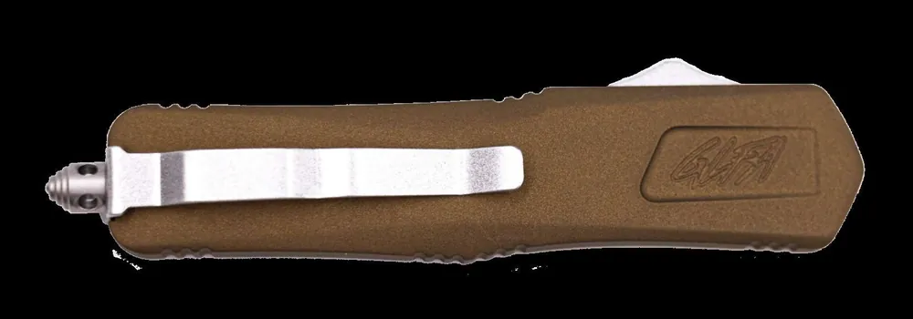 GREAT LAKES MEDIUM BRONZE KNIFE, SMOOTH BLADE, 8" AUTO
