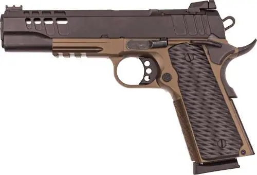 GREAT LAKES GL1911 45ACP PSTL 5" BRONZE, RMSC CUT 2-8RD