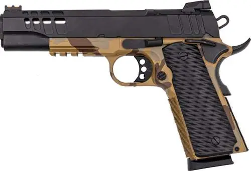 GREAT LAKES GL1911 45ACP PSTL 5" MISSION SAHARA, RMSC CUT 2-8RD