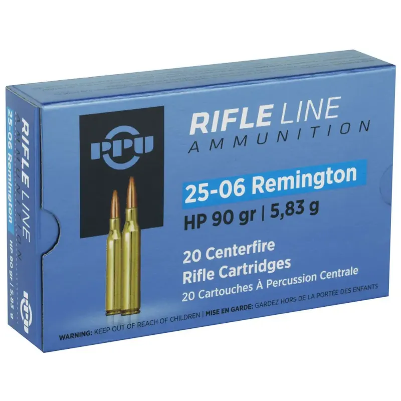 PPU 25-06REM 90G HP 20RD BX 200RD CS