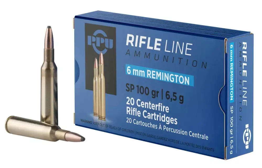 PPU 6MM REMINGTON SPBT 100GR 20RD BOX 200 CASE