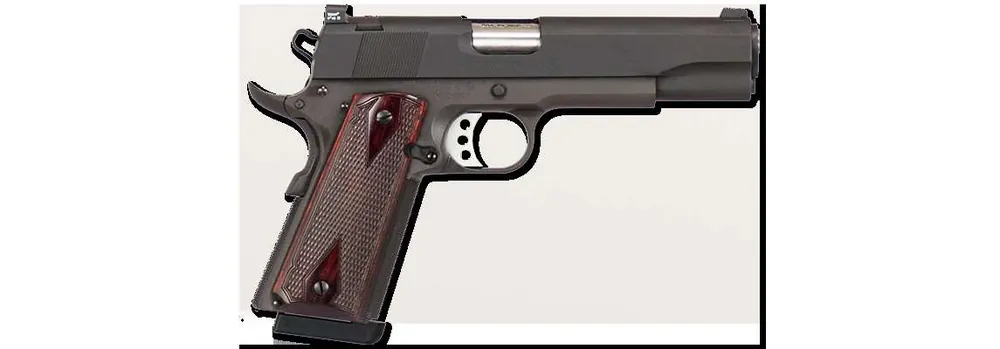 Rock River Arms PS2225 PS2225 Carry 45 ACP 7+1 5" Stainless Steel Barrel, Black Parkerized Serrated Steel Slide & Frame w/Beavertail, Rosewood Grip, Ambidextrous