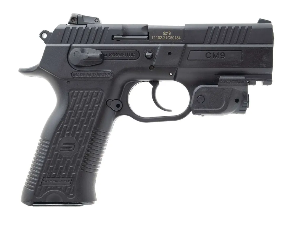 SAR CM9 G1 9MM 3.8" 2/17RD BL w/LZR