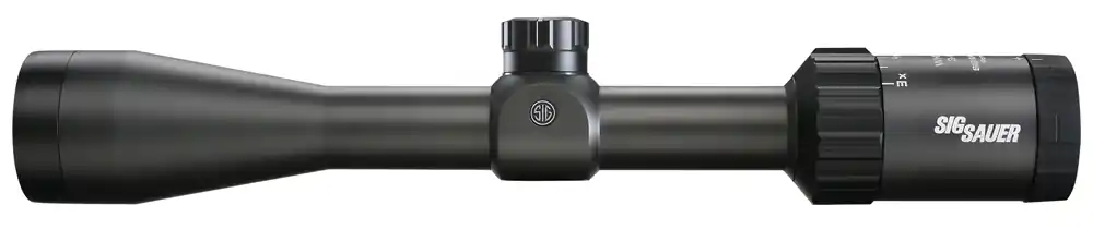 Sig Sauer Electro-Optics Whiskey3 3-9x 40mm Obj 11.3-33.9 ft @ 100 yds FOV 1" Tube Black Quadplex