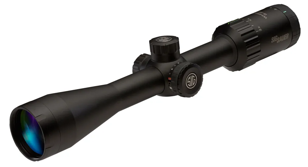 Sig Sauer Electro-Optics Whiskey3 3-9x 40mm Obj 33.9-11.3 ft @ 100 yds FOV 1" Tube Black Triplex