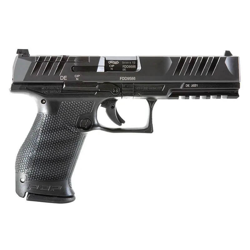 WALTHER LE PDP 9MM COMPACT GRIP 5" BBL PSTL 3-15RD MAGS TRITIUM N.S.