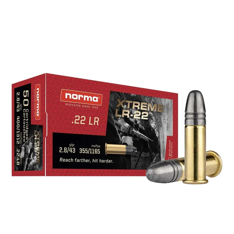 NORMA 2421115 22LR XLR 43GR LRN 50/100