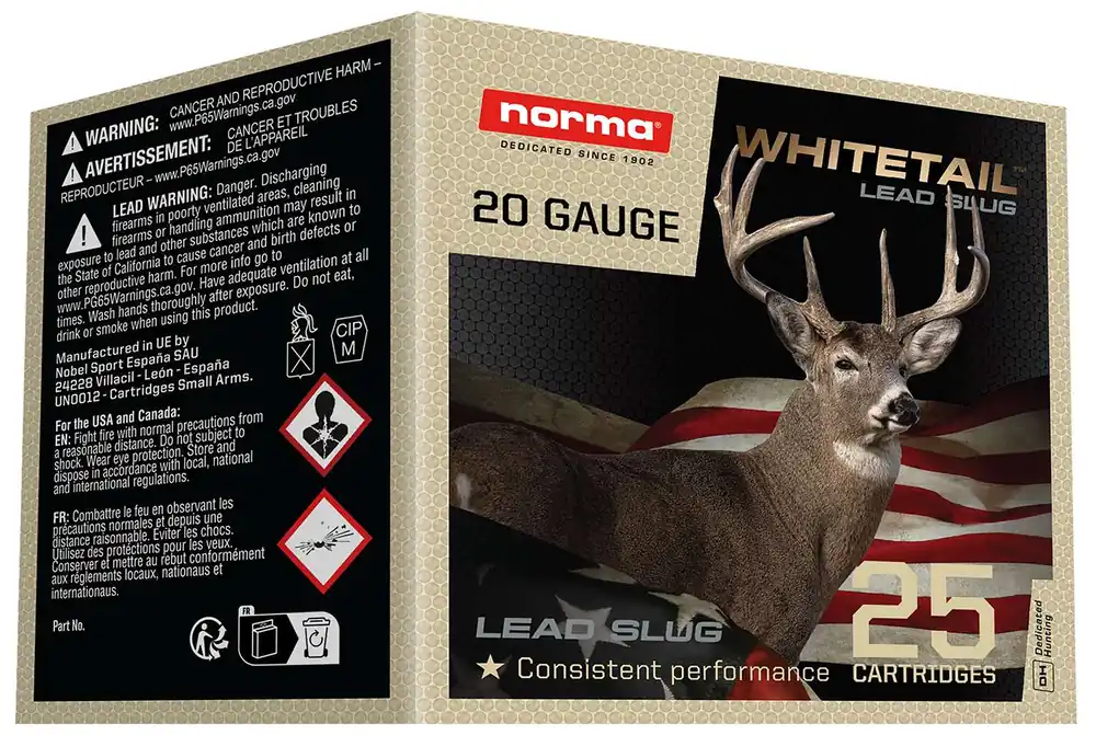 NORMA 1198043420 20G 2.75 SLUG WHITETAIL 25 Pack
