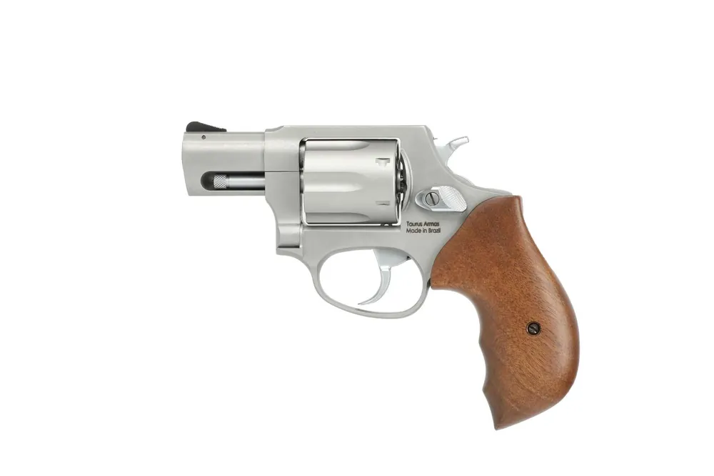 Taurus 232729TW 327 Small Frame 327 Federal Mag 6rd 2" Matte Stainless Steel Barrel, Cylinder & Frame, Walnut Grip, Hammer Safety