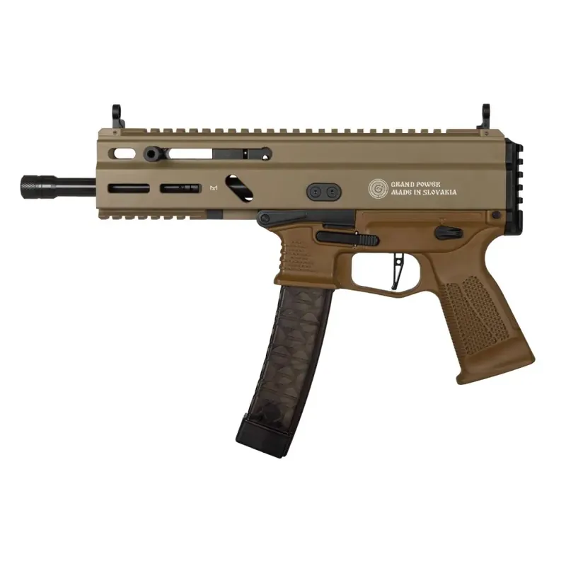 Grand Power Stribog SP9A3 9mm Sub Pistol FDE