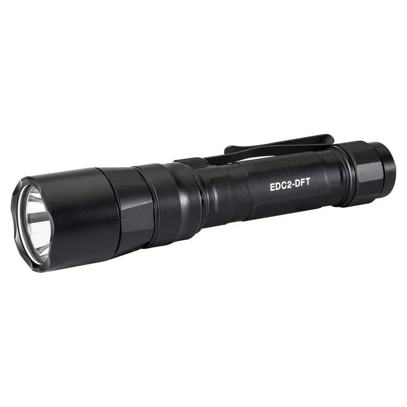 EVERYDAY CARRY LIGHT, DUAL-FUEL TURBO, 18650/123, HARD ANODIZED, BLACK