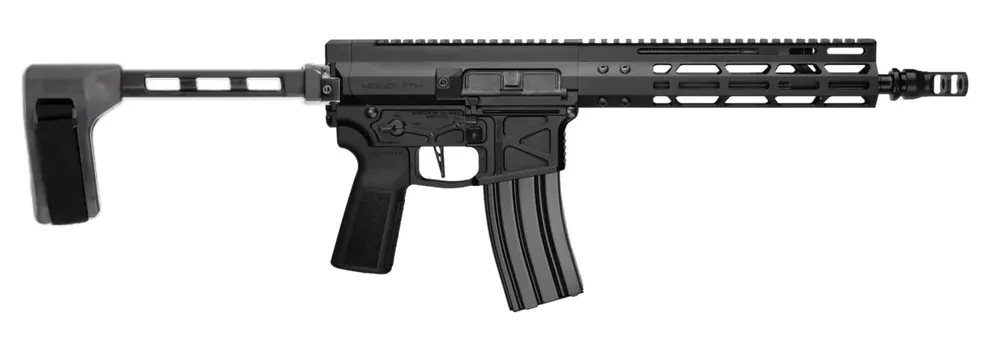 Global Ordnance Monolith Pistol 5.56 / 12.5" 1/7 Twist BRL / KeyMo 1 Piece / 1913 Rail / Black SB FS1913 Brace