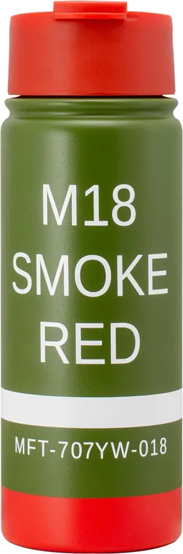 M18 Red Smoke 16oz Flip Top Tumbler