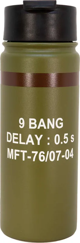 9 Bang 16oz Flip Top Tum bler
