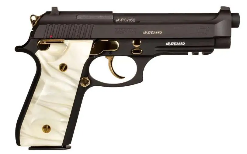 TAURUS PT-92 9MM BLK/GOLD PRL 17